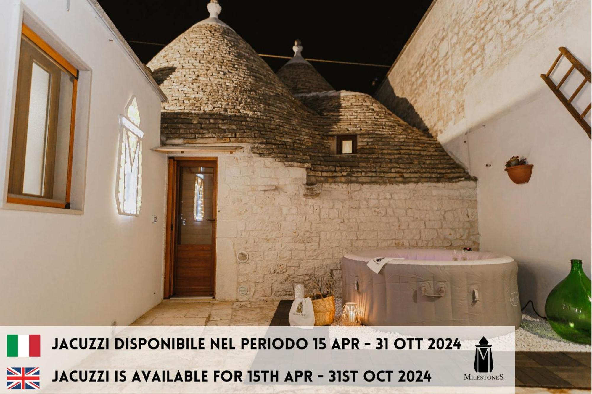 Milestones Modern Suite Trullo Jacuzzi Spa & Relax Alberobello Exterior foto